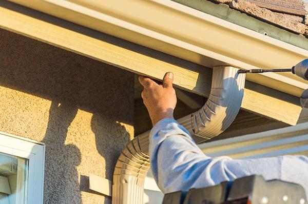 regular gutter cleaning and inspection is recommended after gutter installation